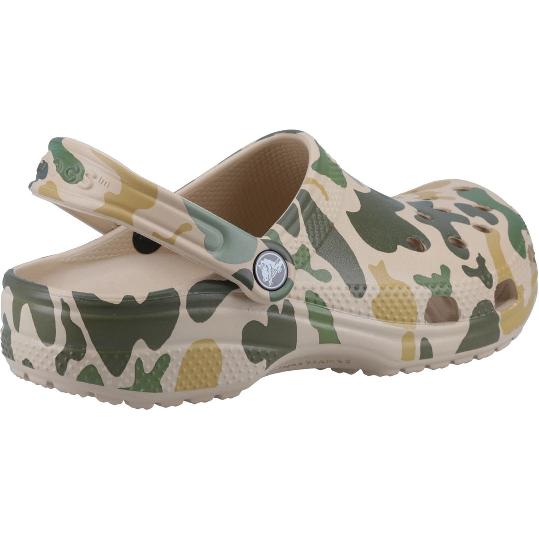 Unisex Wide Fit Crocs 206454 Seasonal Camo Sandals