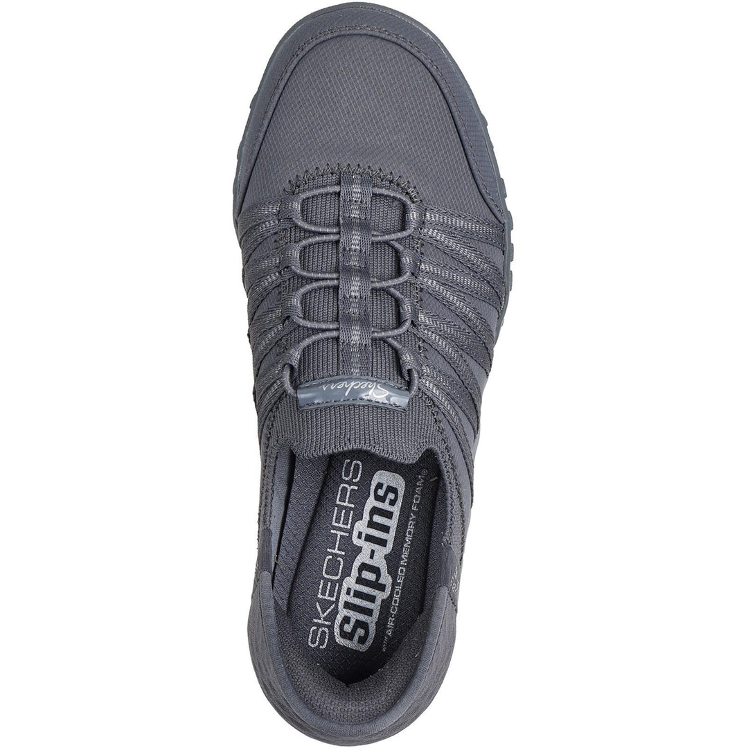 Women's Wide Fit Skechers 100593 Breathe Easy Roll Shoes