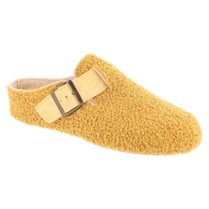 Women's Wide Fit DB Gill Buckle Mule Slippers