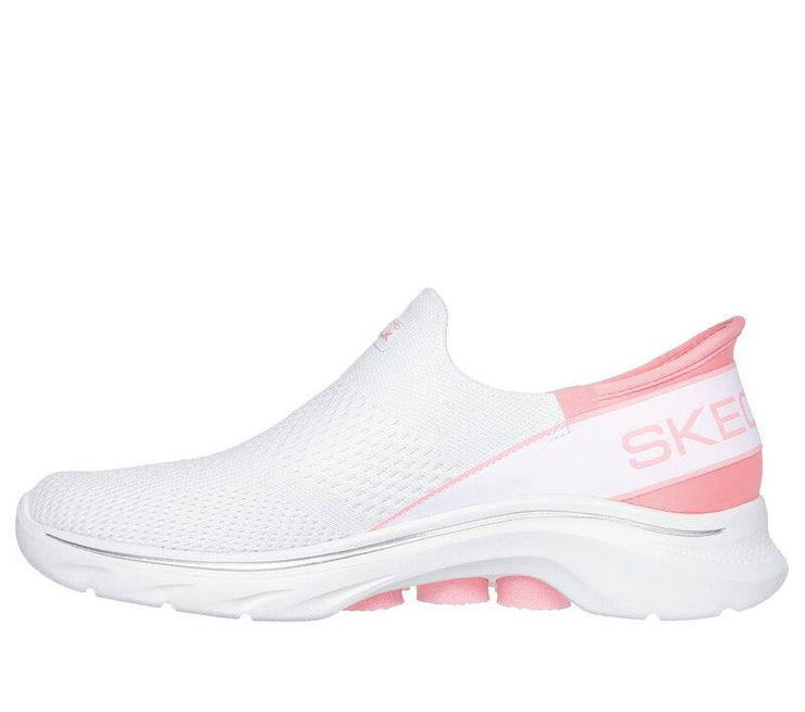 Women's Wide Fit Skechers 125231 Slip-ins Go Walk 7 Mia Sneakers