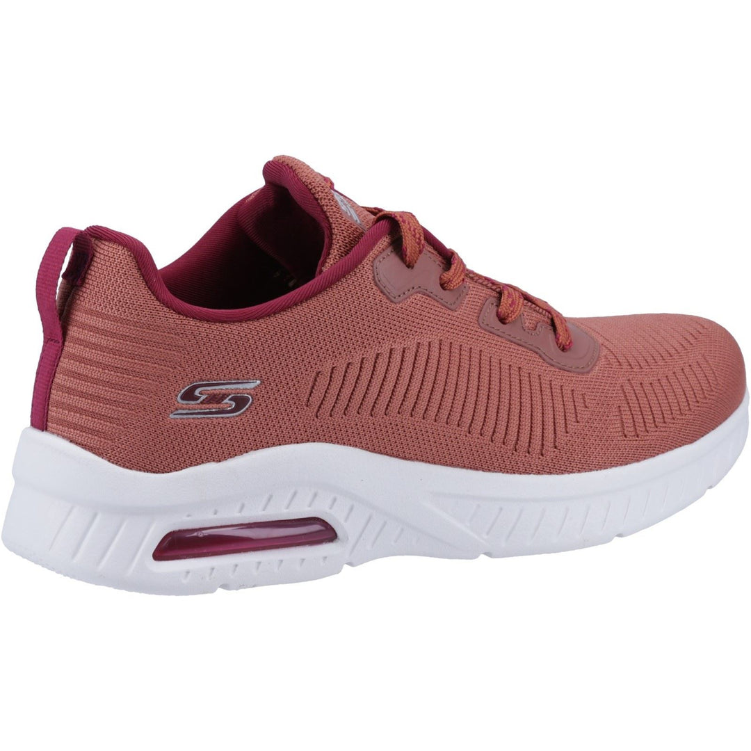 Women's Wide Fit Skechers 117379 Squad Air Sweet Encounter Sneakers