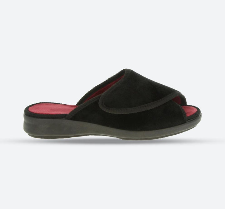 Womens Wide Fit DB Redstart Mule Slippers