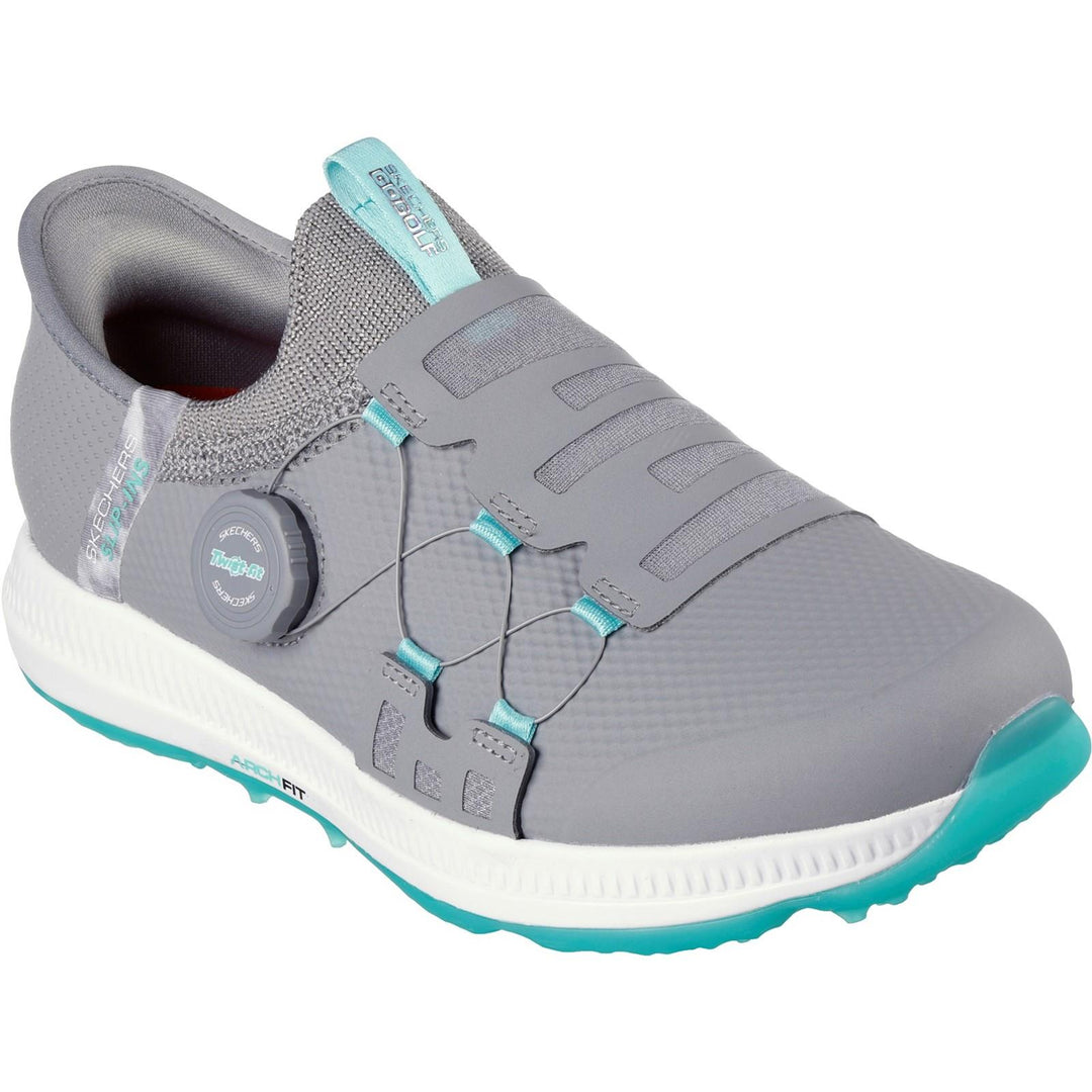 Women's Wide Fit Skechers 123062 Slip-ins Waterproof Go Golf Elite 5 Sneakers