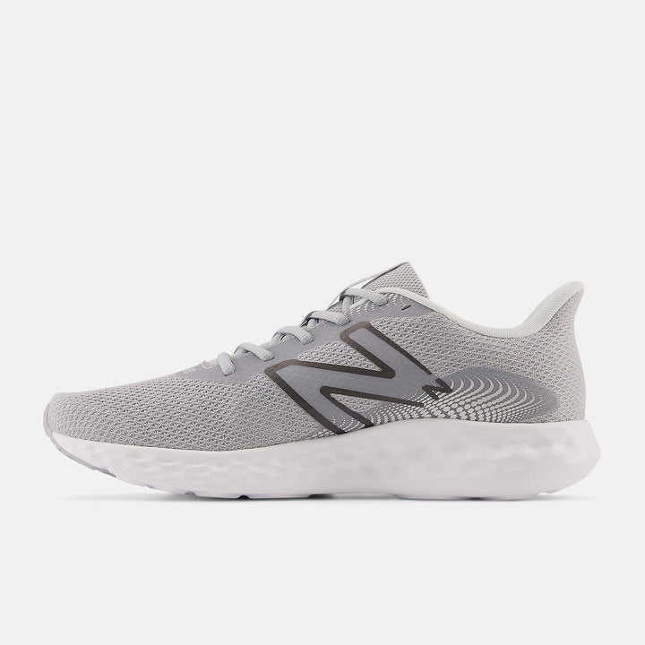 Men's Wide Fit New Balance M411LG3 Running Sneakers - Grey/White