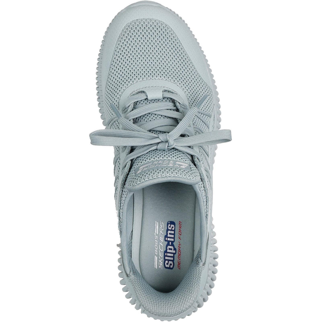 Women's Wide Fit Skechers 117413 Slip-ins Bobs Geo Lite Divine Pace Sneakers