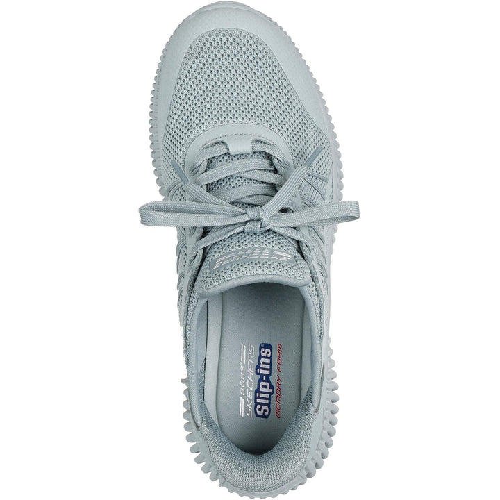 Women's Wide Fit Skechers 117413 Slip-ins Bobs Geo Lite Divine Pace Sneakers