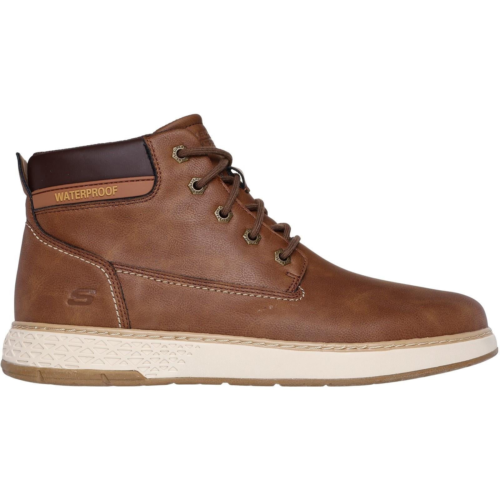 コロン Men's Relaxed Fit Skechers 205235 Garlan Deno Waterproof Boots