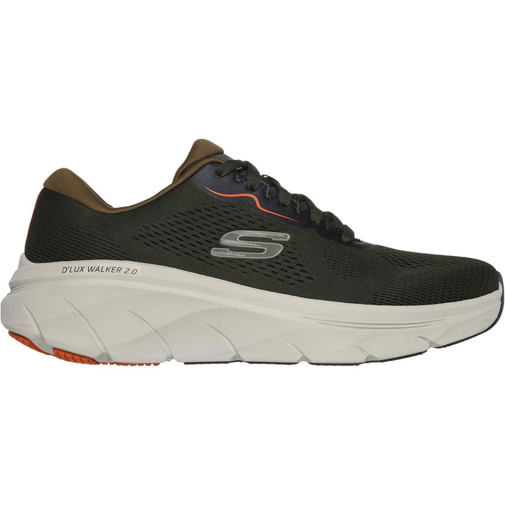 Men's Wide Fit Skechers 232714 D'lux Walker 2.0 Swave Sneakers