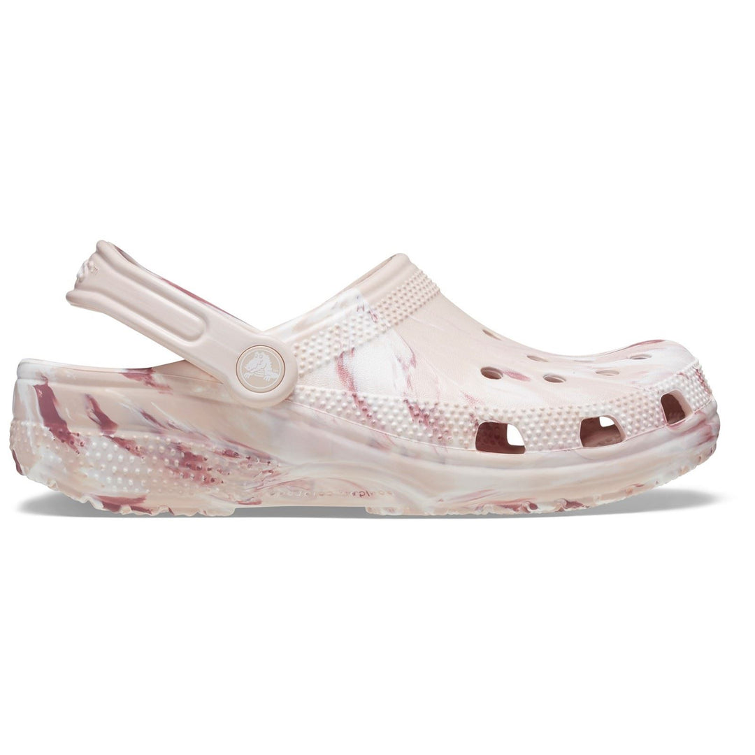 Unisex Wide Fit Crocs 206867 Classic Marbled Clog Sandals