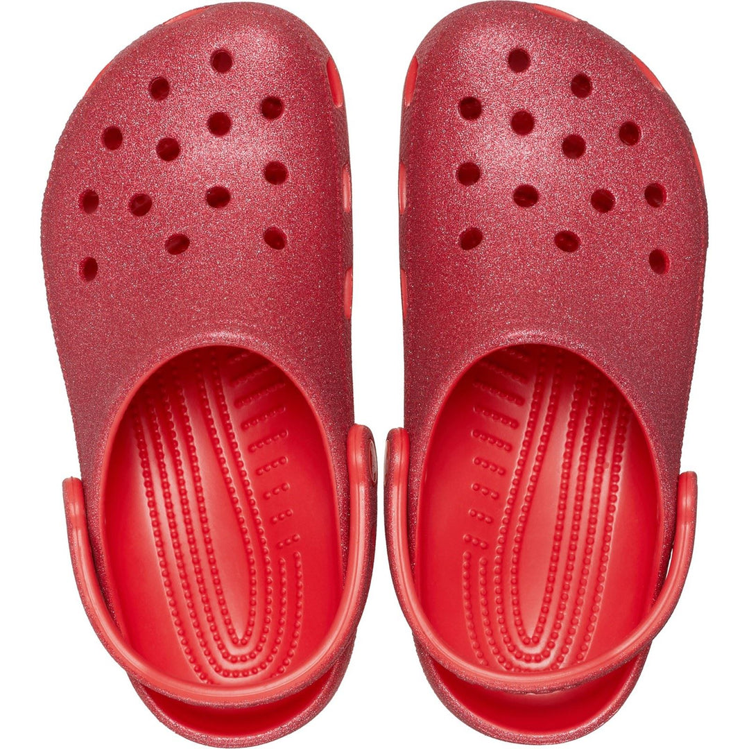 Unisex Wide Fit Crocs 205942 Glitter Clog Sandals