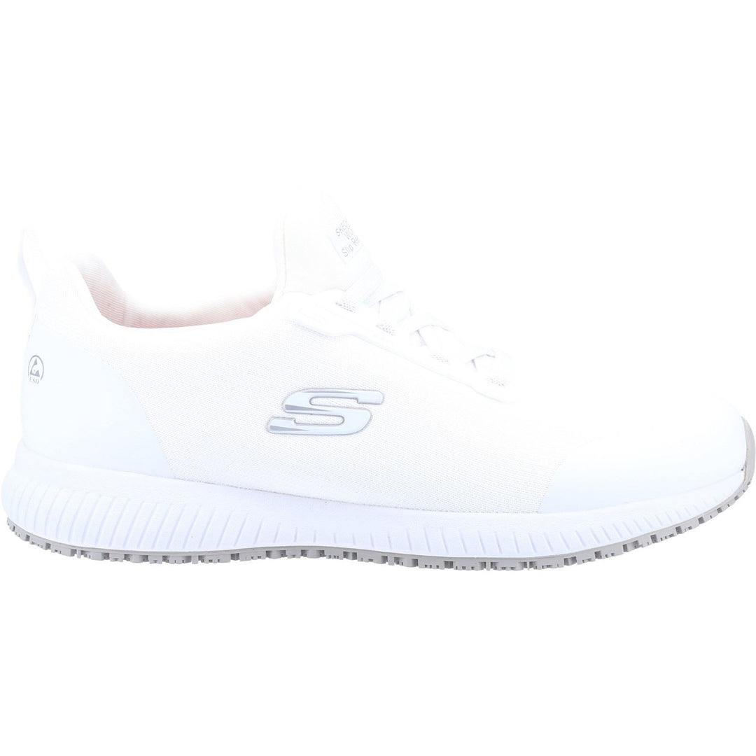 Men's Wide Fit Skechers 200051EC Squad Sr Myton Sneakers - White