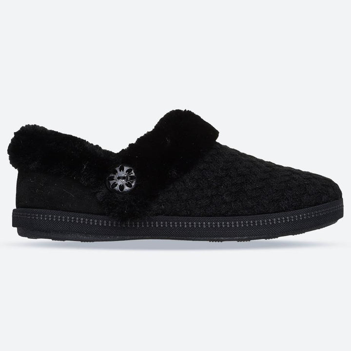 Women's Wide Fit Skechers 169041 Cozy Campfire Frosty Promise Slippers