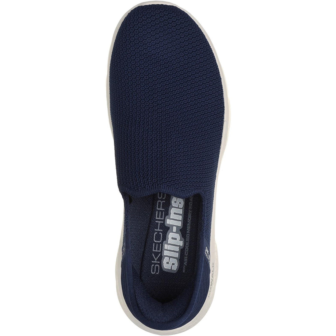 Women's Wide Fit Skechers Slip-ins 124820 Go Walk Flex Sunset Sneakers