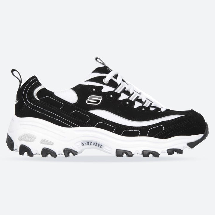 Women's Wide Fit Skechers 11930 D'Lites Biggest Fan Sneakers