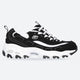 Women's Wide Fit Skechers 11930 D'Lites Biggest Fan Sneakers