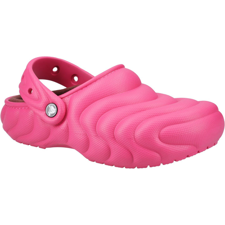 Women's Wide Fit Crocs 210059 Classic Lined Overpuff Clog Sandals