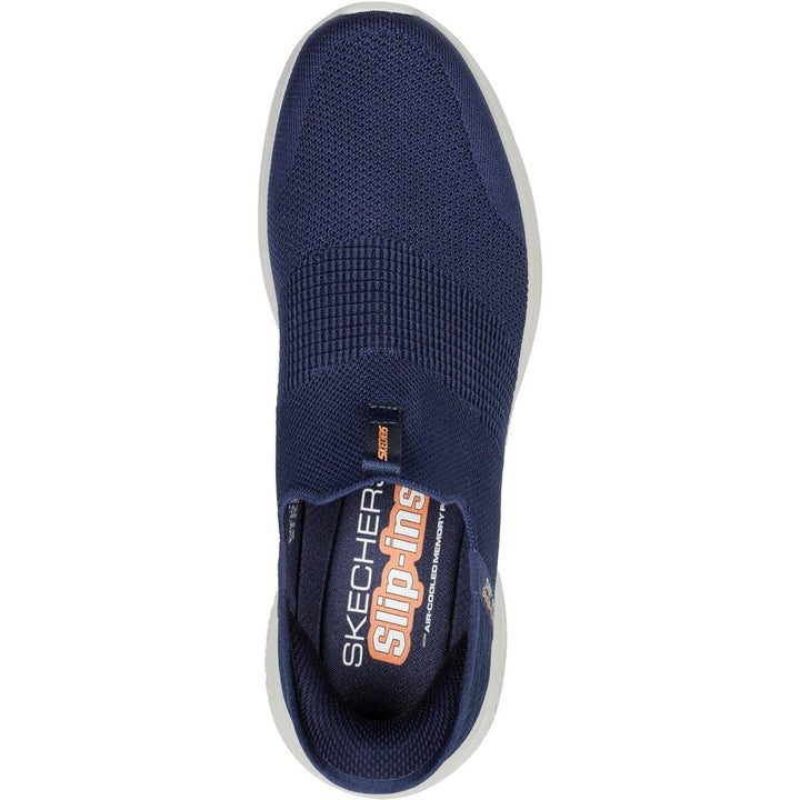 Men's Wide Fit Skechers Slip-ins 232450 Ultra Flex Smooth Step Sneakers