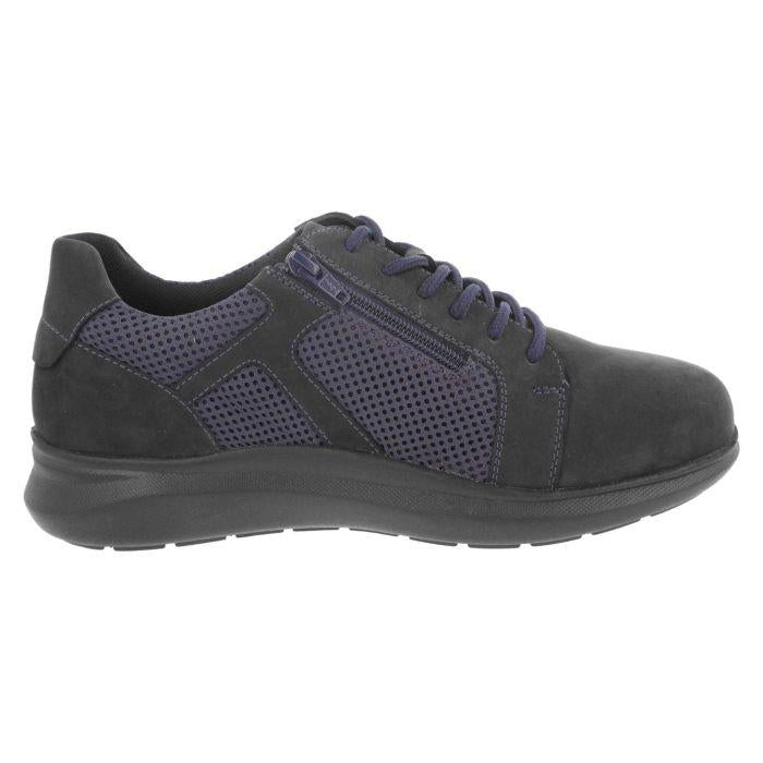 Men's Wide Fit DB Samuel Lace up\Zip Sneakers