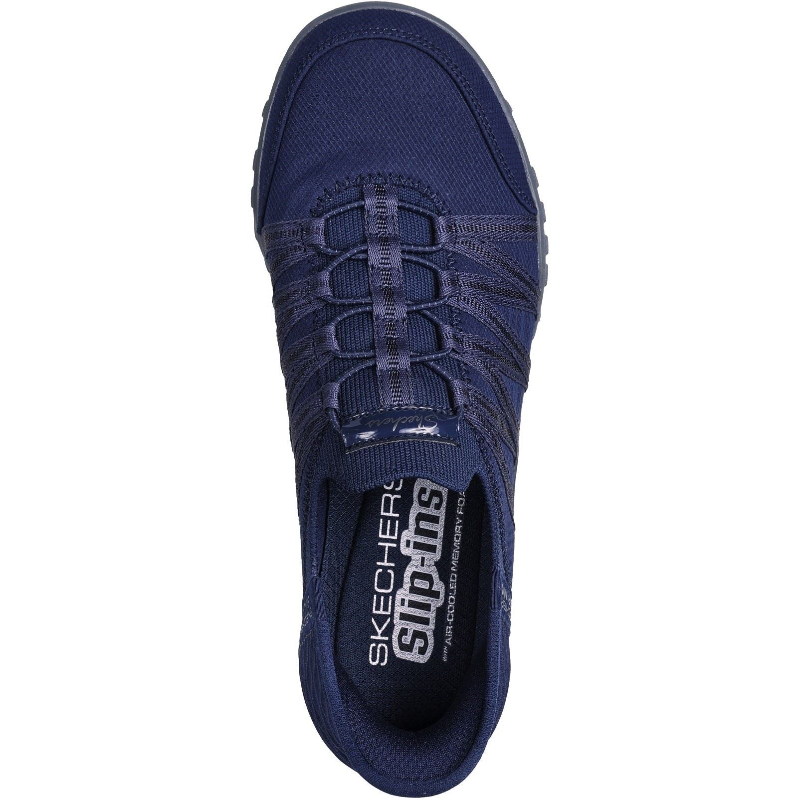 Women's Wide Fit Skechers 100593 Breathe Easy Roll With Me