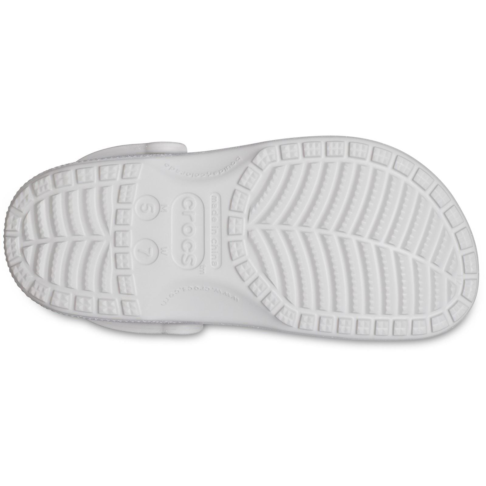 Unisex Crocs 205942 Glitter Clog Sandals | Crocs | Wide Fit Shoes