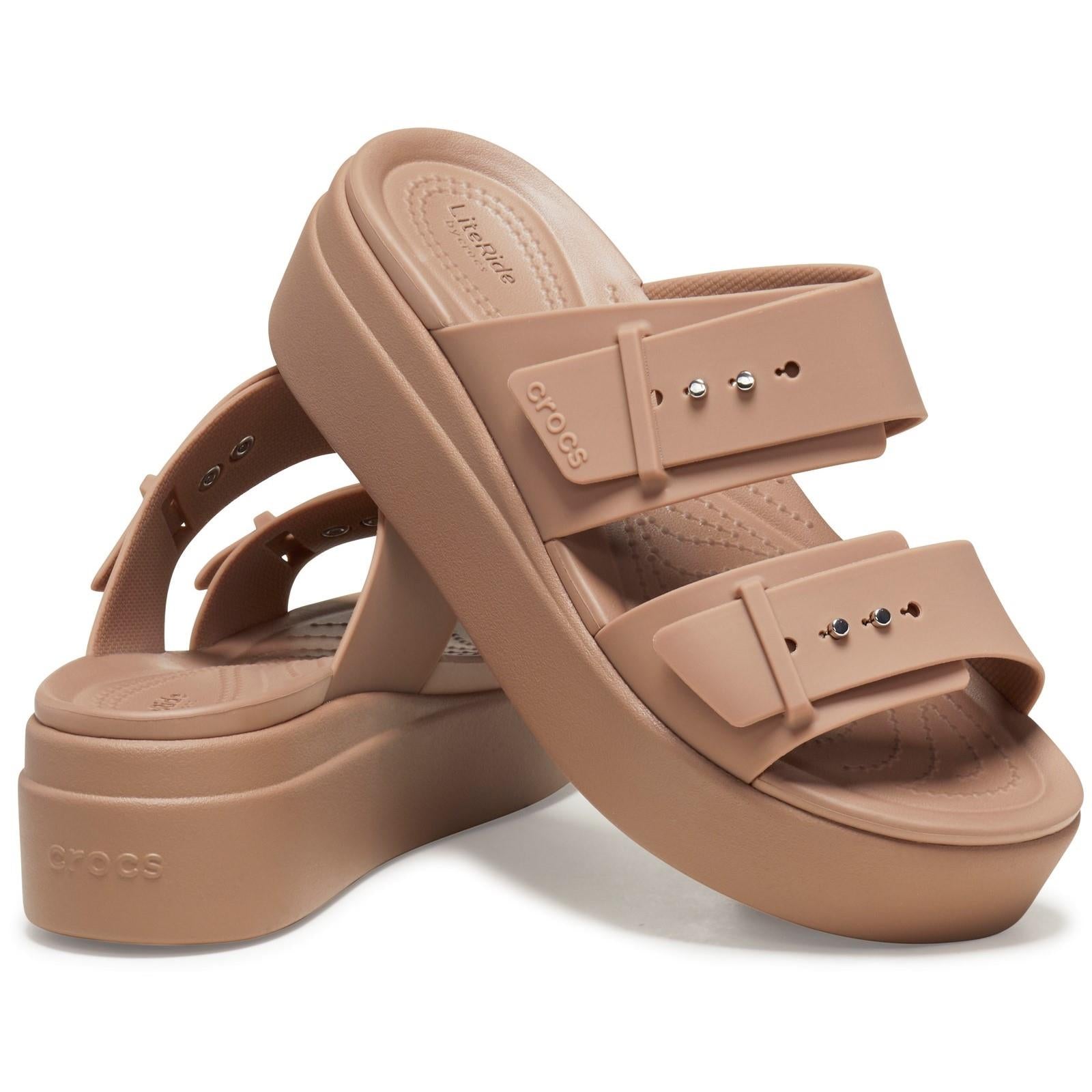 Women's Crocs 207431 Brooklyn Sandals | Crocs | Wide Fit