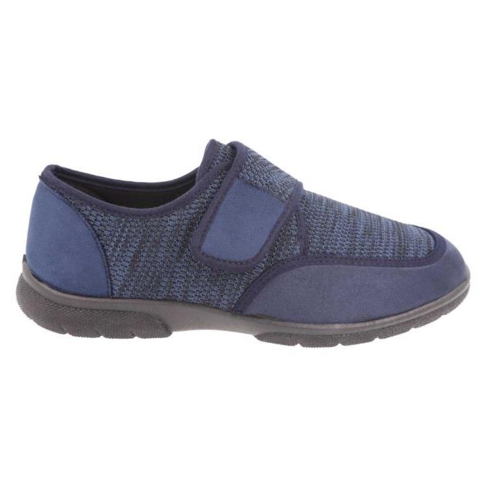 Men's Wide Fit DB Gavin Velcro Slippers