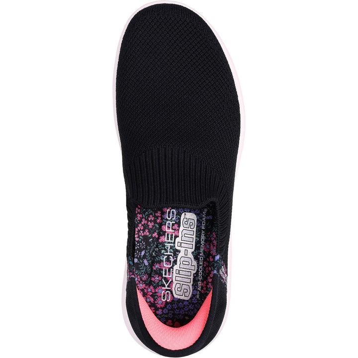 Women's Wide Fit Skechers 124799 Slip-ins Go Walk Travel Sneakers