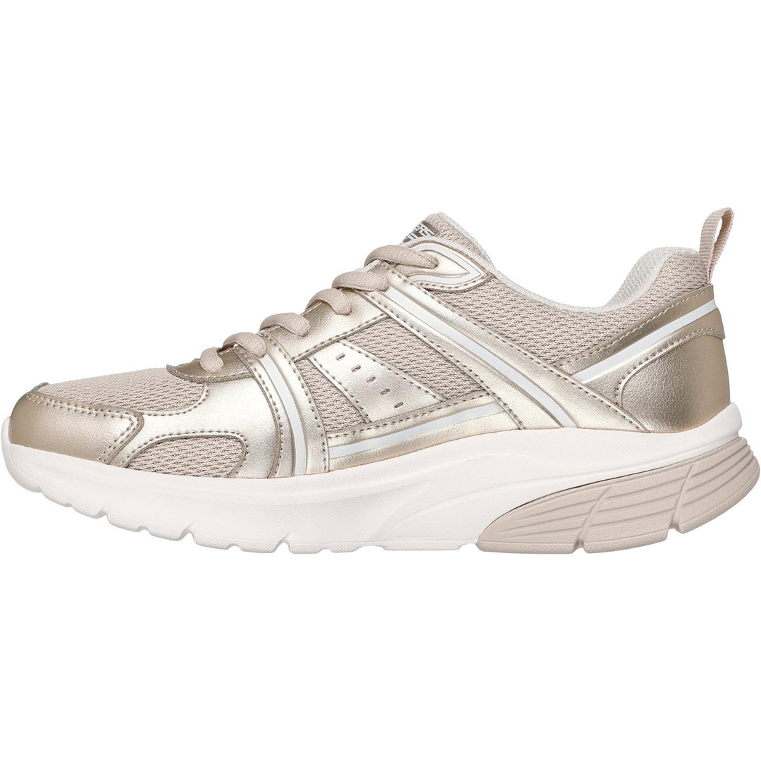 Women's Wide Fit Skechers 117770 Bobs Vamos Sneakers