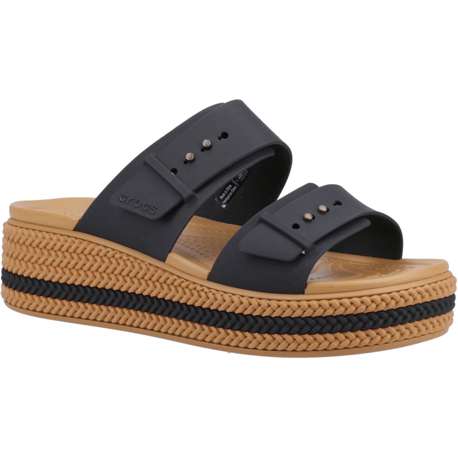 ♡_めろんpan Women's Crocs 209978 Brooklyn Buckle Sandals | Crocs | Wide Fit