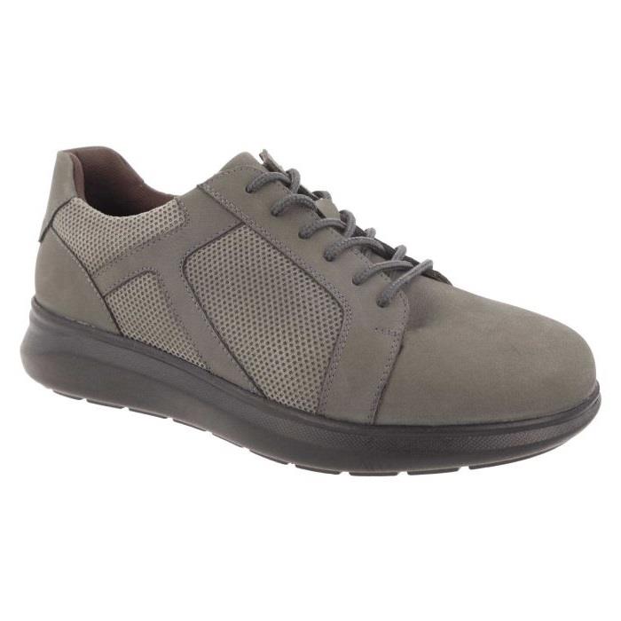 Men's Wide Fit DB Samuel Lace up\Zip Sneakers