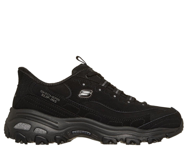 Women's Wide Fit Skechers 150543W Slip-ins D'Lites Classic Remix Sneakers
