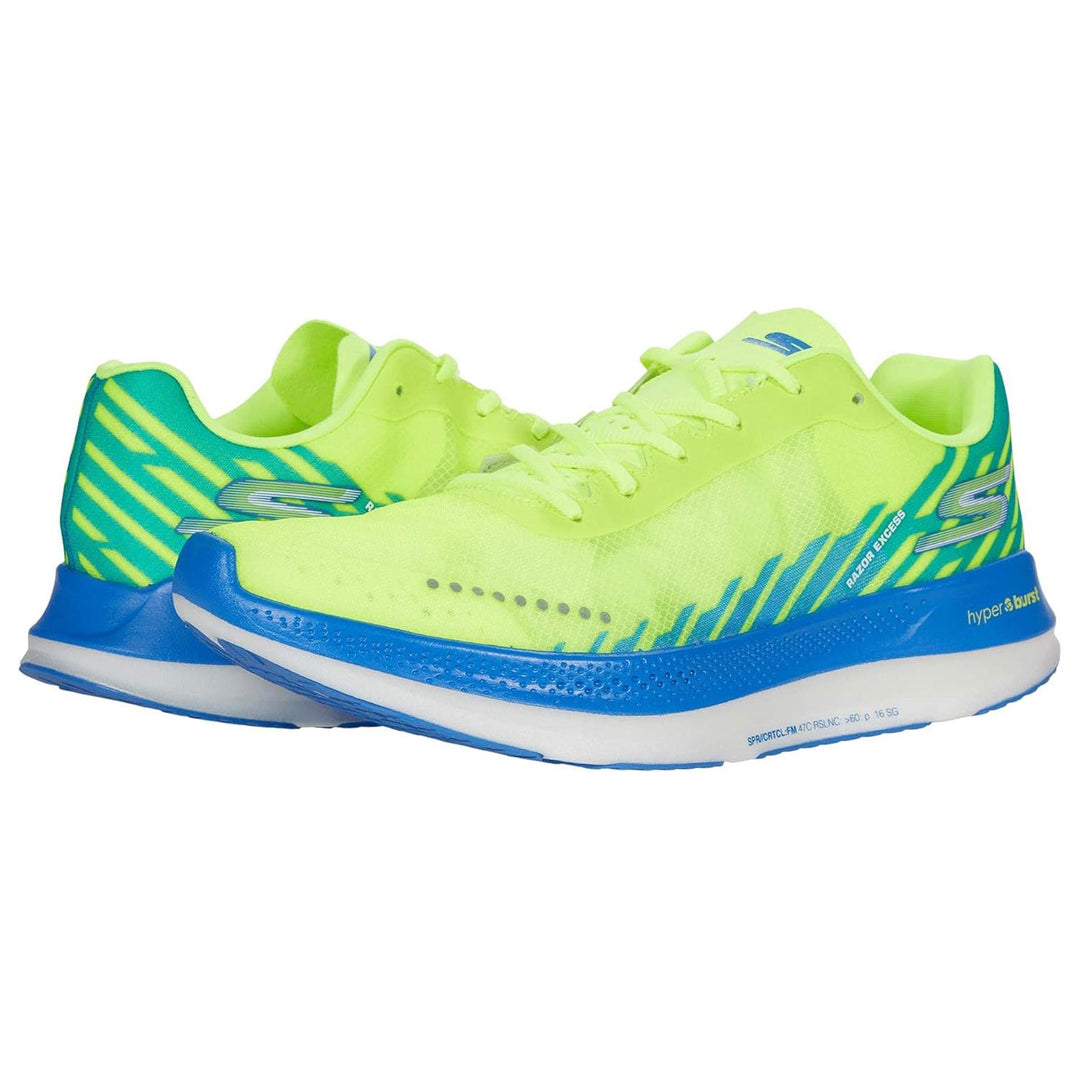 Men's Wide Fit Skechers Go Run Razor Excess Sports Sneakers