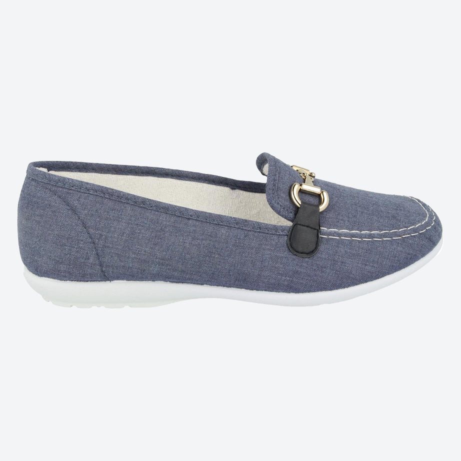 Womens Wide Fit DB Alpha Canvas Shoes