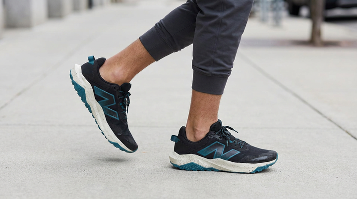 Men's Wide Fit New Balance MNTR9D5 Dynasoft Nitrel V6 Trail Walking/Running Sneakers - Fresh Foam