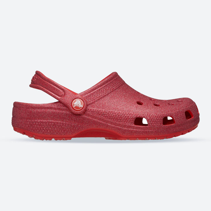 Unisex Wide Fit Crocs 205942 Glitter Clog Sandals