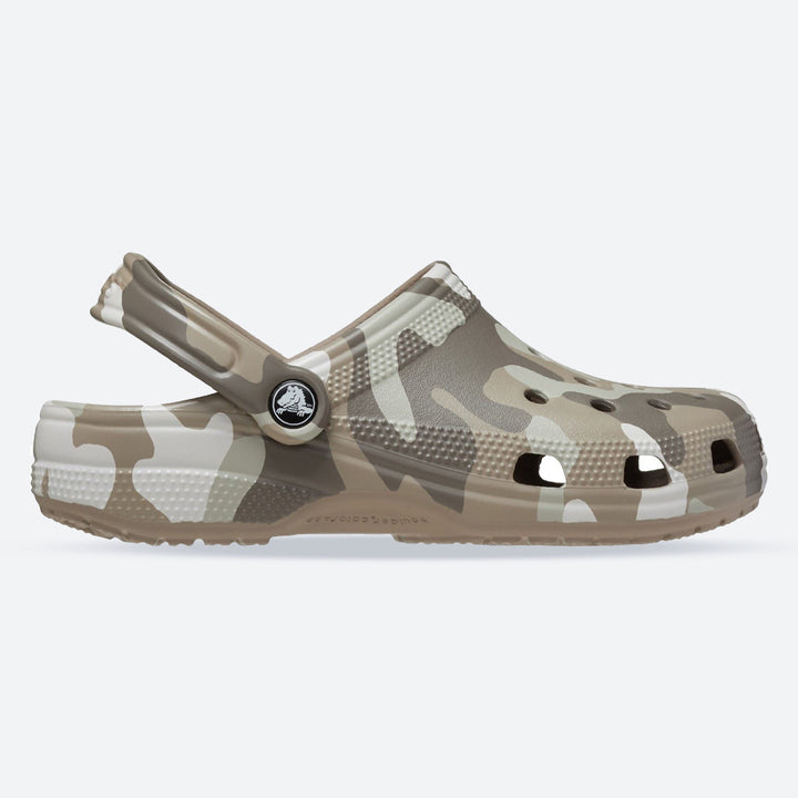 Unisex Wide Fit Crocs 206454 Seasonal Camo Sandals