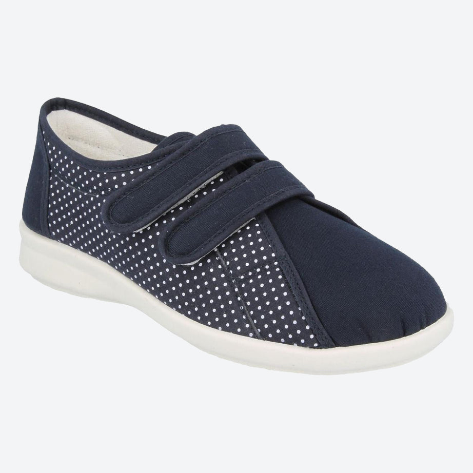 Womens Wide Fit DB Celene Canvas Shoes