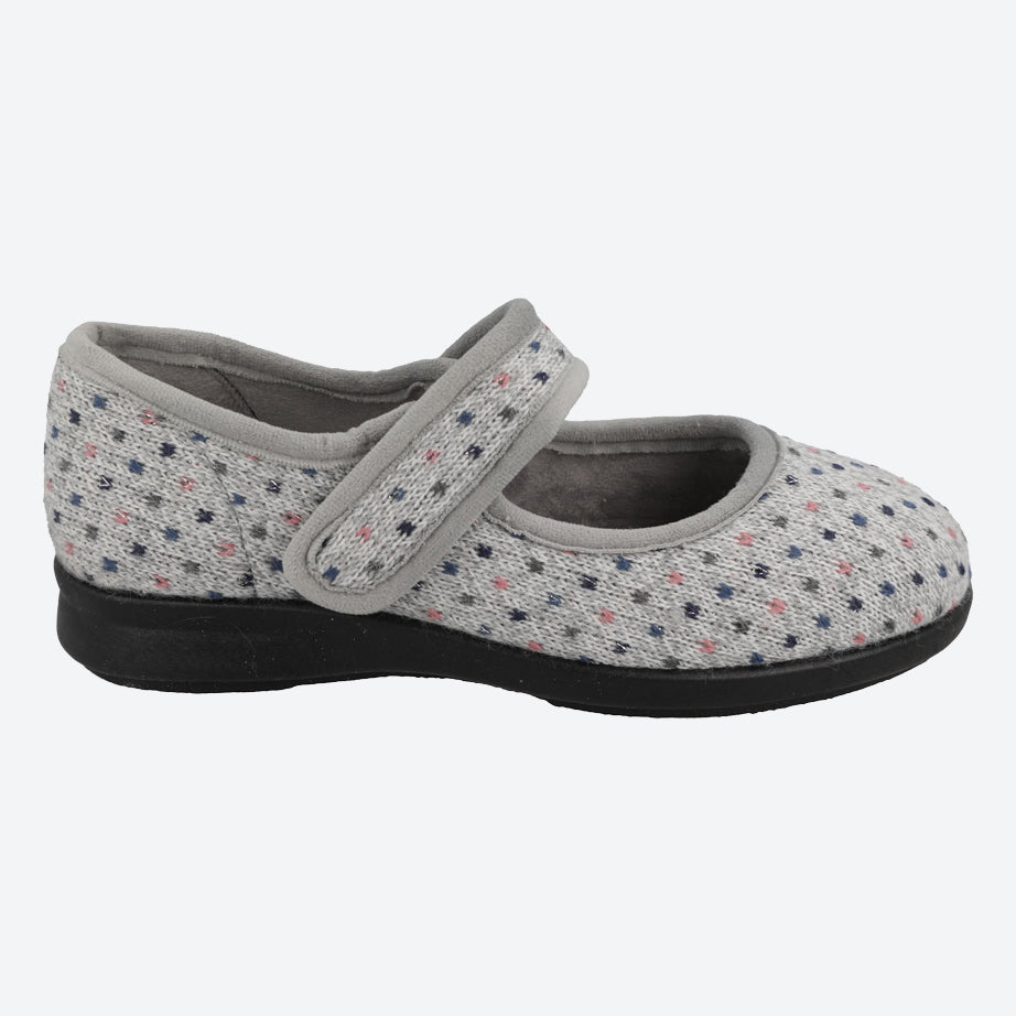 Womens Wide Fit DB Pitsford Slippers