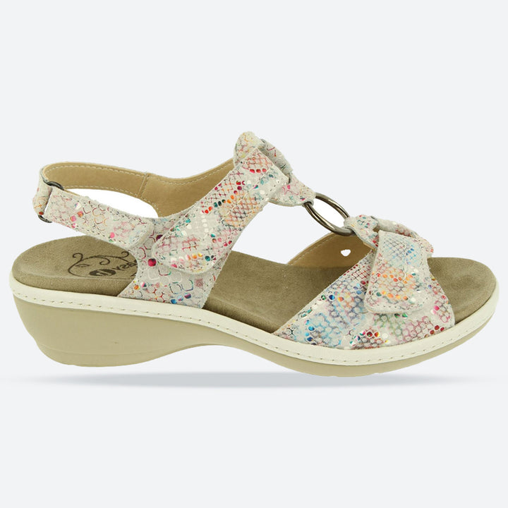 Womens Wide Fit DB Turtle Sandals
