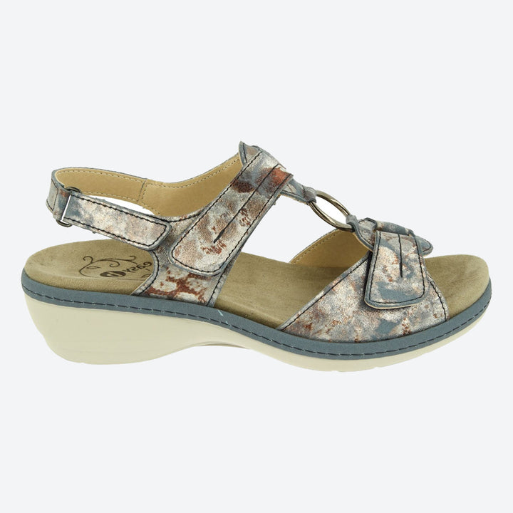 Womens Wide Fit DB Turtle Sandals