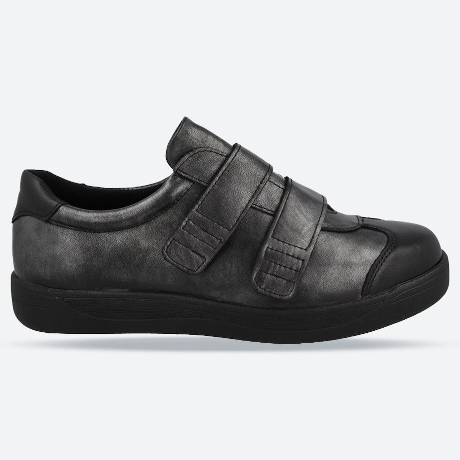 Women's Wide Fit DB Grasshopper Shoes | DB Shoes | Wide Fit Shoes Two Tone Black Leather / 4 / 2V (2E - 4E) Women's Wide Fit DB Grasshopper Shoes | DB Shoes | Wide Fit Shoes Two Tone Black Leather / 4 / 2V (2E - 4E)