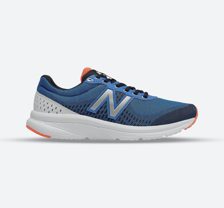 Mens Wide Fit New Balance M411 Trainers - Blue/Black