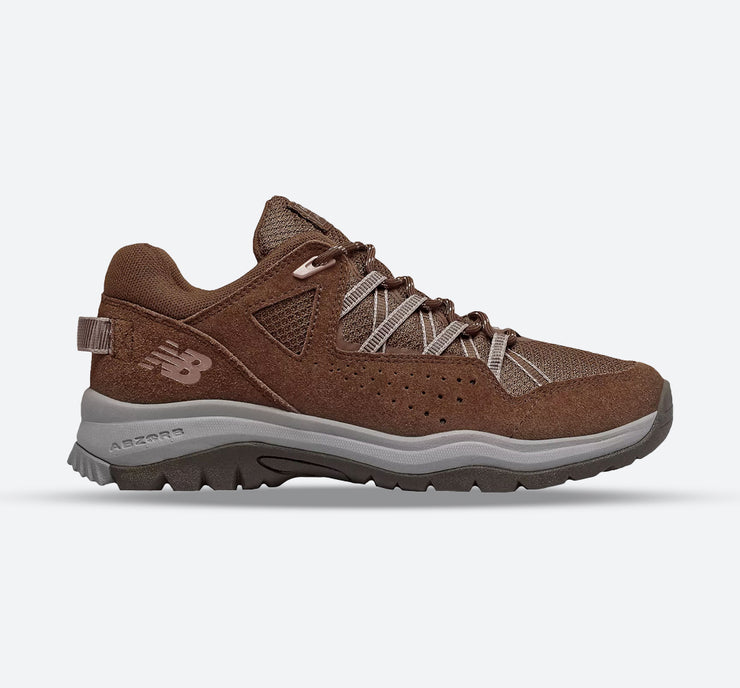 Mens Wide Fit New Balance MW669LC2 Brown Hiking Sneakers