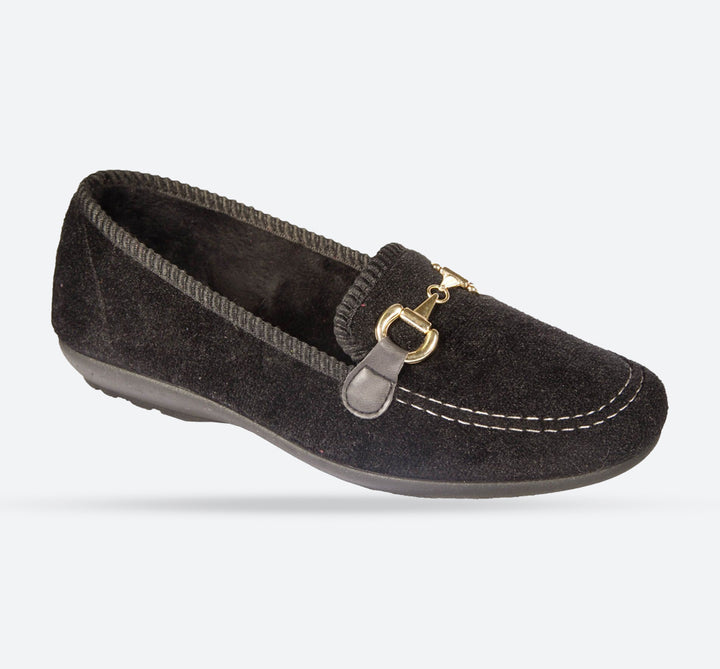 Womens Wide Fit DB Martha Slippers