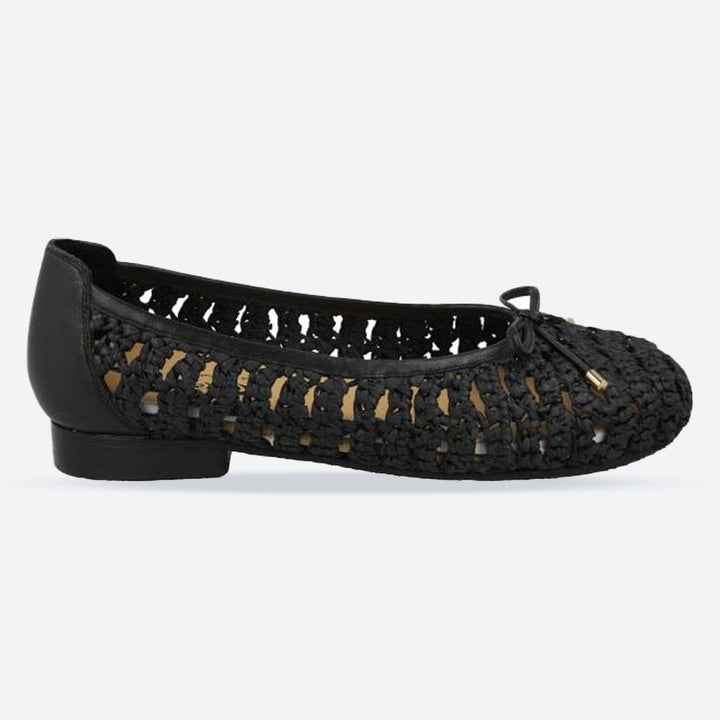 Women's Wide Fit DB Raffia Shoes