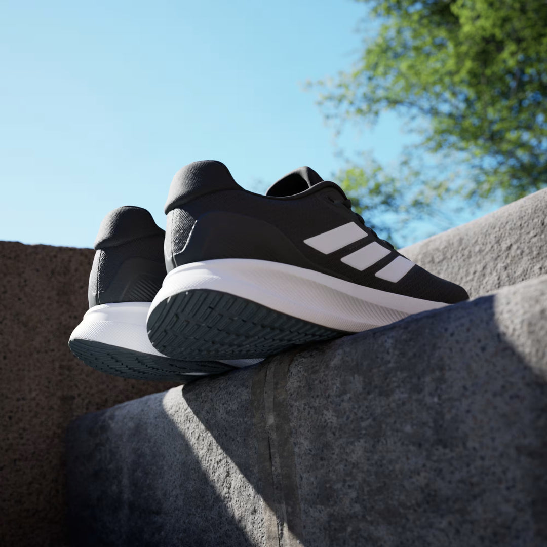 Men's Wide Fit adidas Runfalcon 5 Walking/Running Sneakers, Black/White / 11.5 / 2E Men's Wide Fit adidas Runfalcon 5 Walking/Running Sneakers, Black/White / 11.5 / 2E