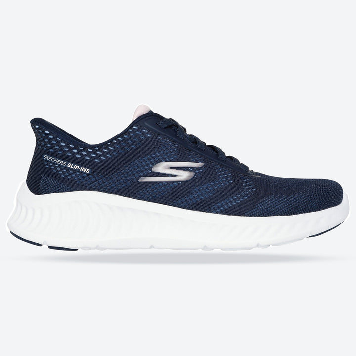 Women's Wide Fit Skechers 125643 Slip-ins Go Walk Now Khloe Sneakers