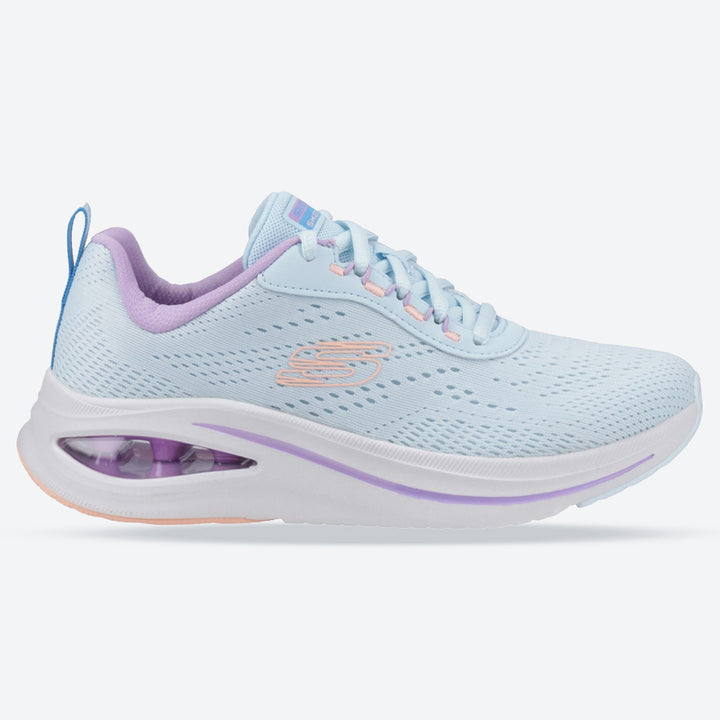 Women's Wide Fit Skechers 150131 Skech Air Meta - Aired Out Sneakers
