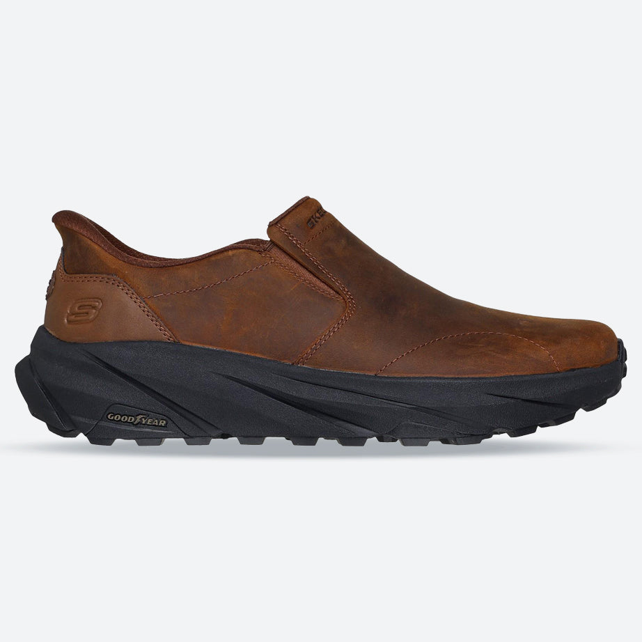 skechers relaxed fit dress shoes Amazon.com | Skechers Men's Segment Relaxed Fit Oxford, Brown, 6.5 D US
