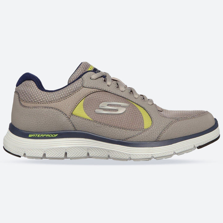 Mens Wide Fit Skechers 232222 Waterproof Luxury Flex Advantage 4.0 Walking Sneakers